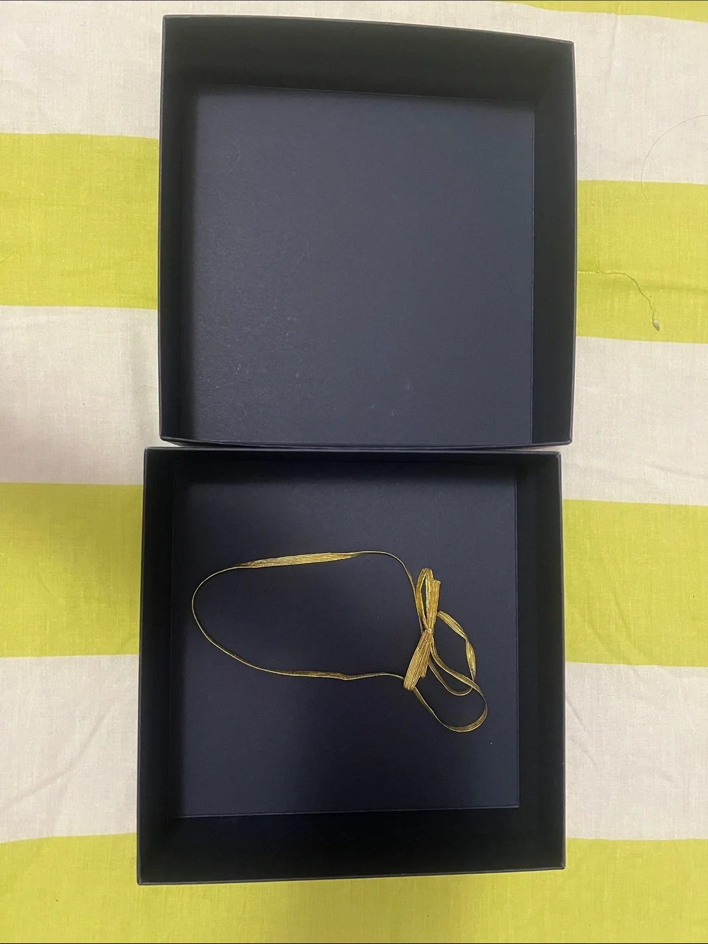 Dior Navy color and Gold Decorative Gift Box